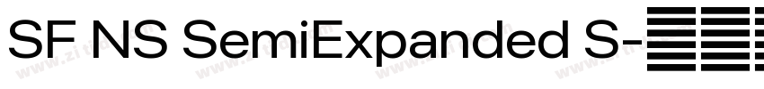 SF NS SemiExpanded S字体转换 SF NS SemiExpanded S字体转换